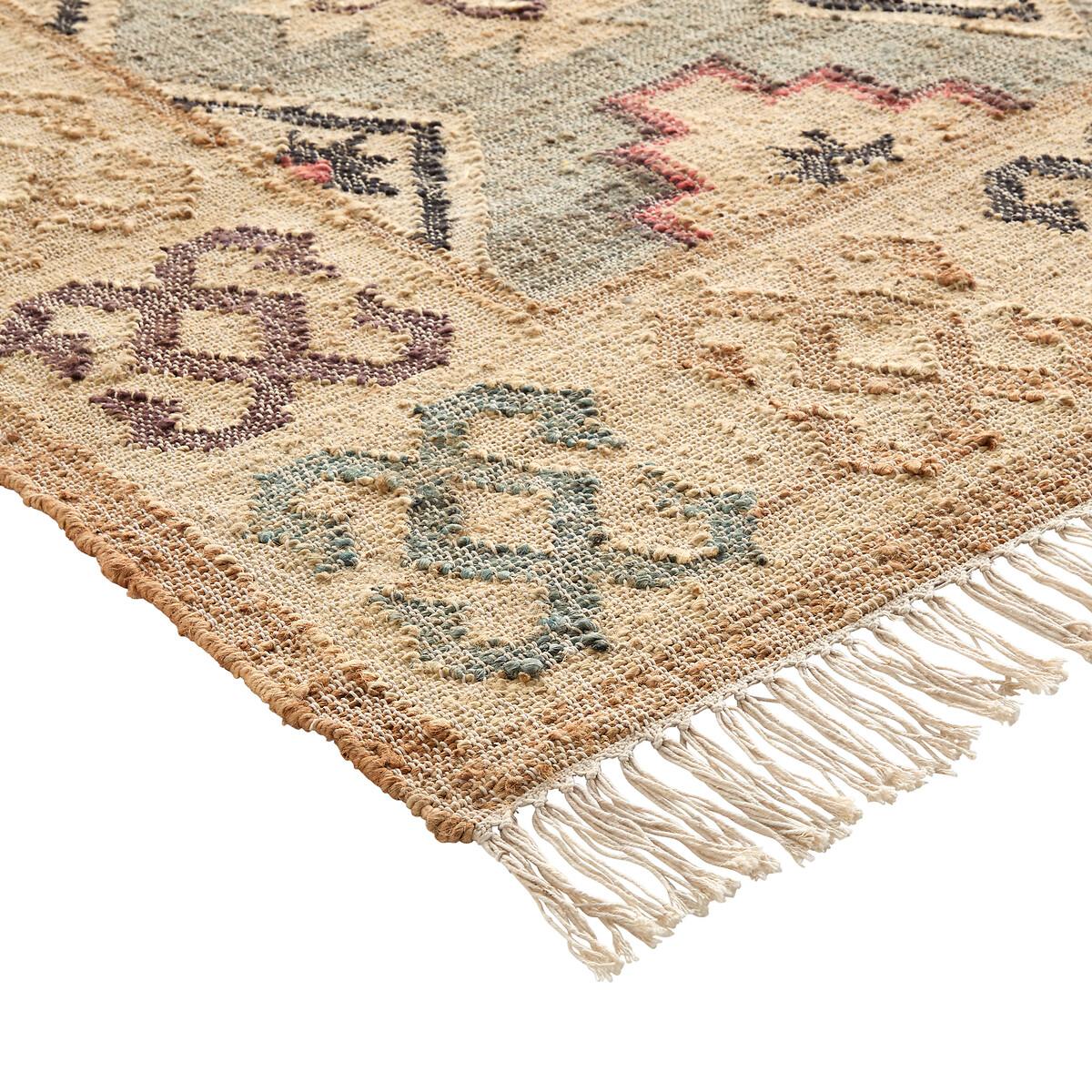 Kaliny Jute and Cotton Distressed Kilim Rug – image 3