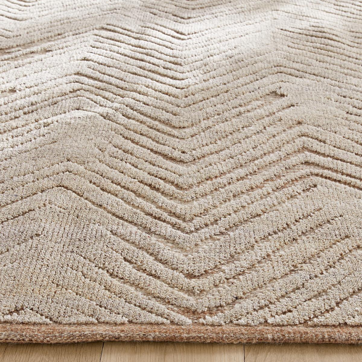 Nykare Hand-Knotted Herringbone Wool Rug – image 2