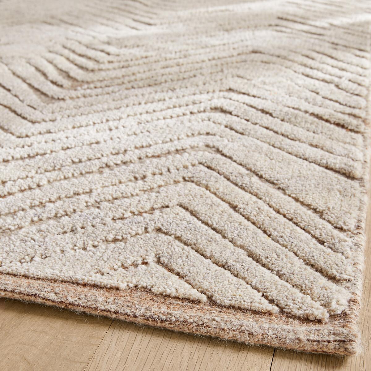 Nykare Hand-Knotted Herringbone Wool Rug – image 3