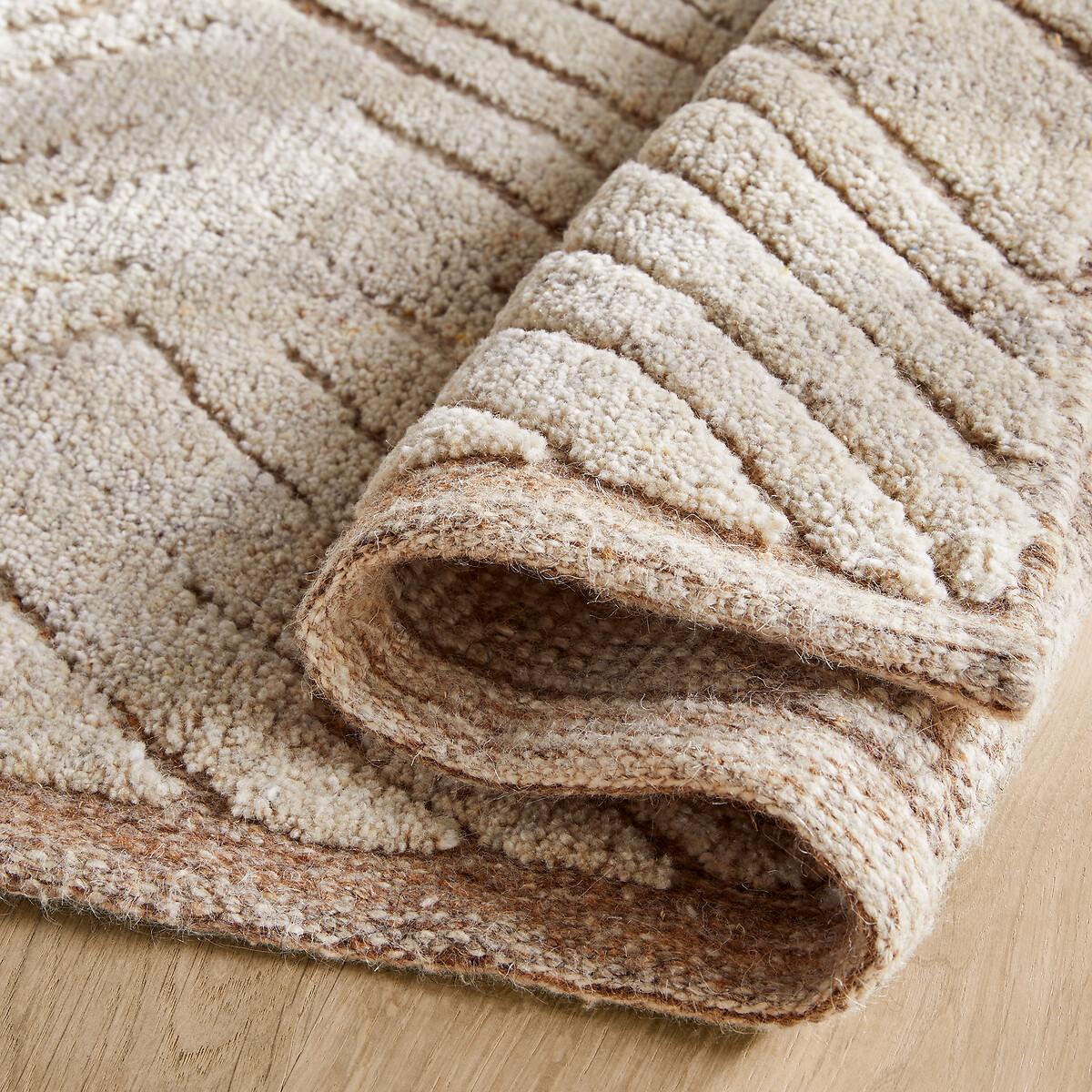 Nykare Hand-Knotted Herringbone Wool Rug – image 4
