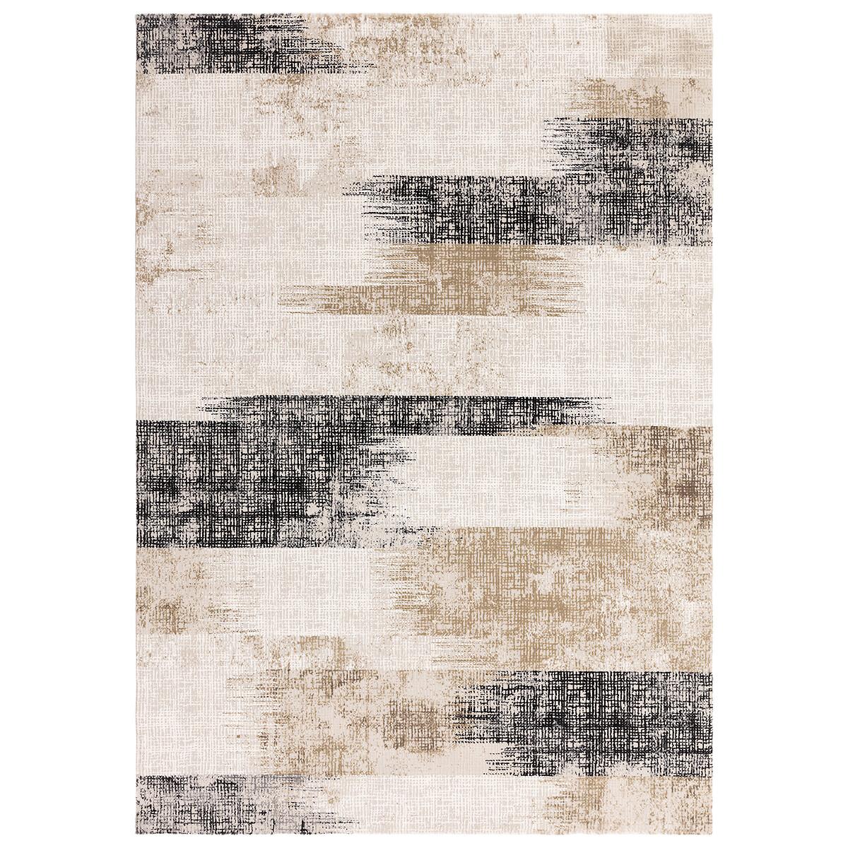 Distressed Abstract Lines Rug – image 2
