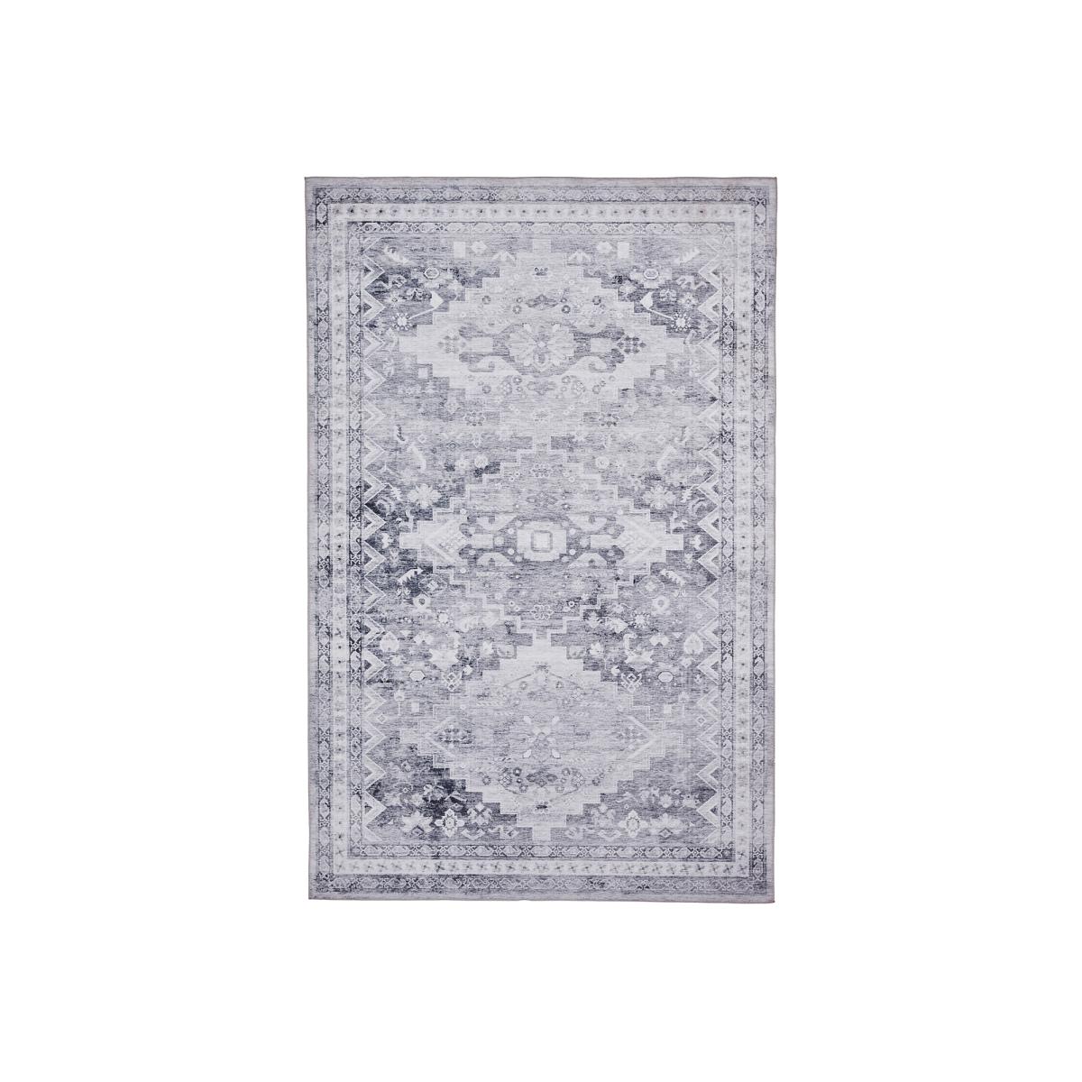 Distressed Vintage Style Runner Rug - 225x60cm – image 1