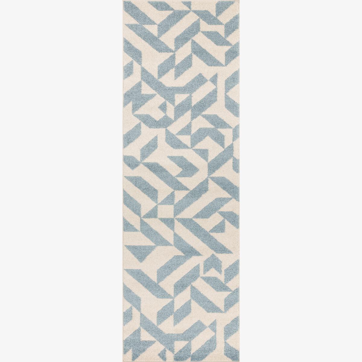 Shapes Flatweave Runner Rug - 240x66cm – image 1