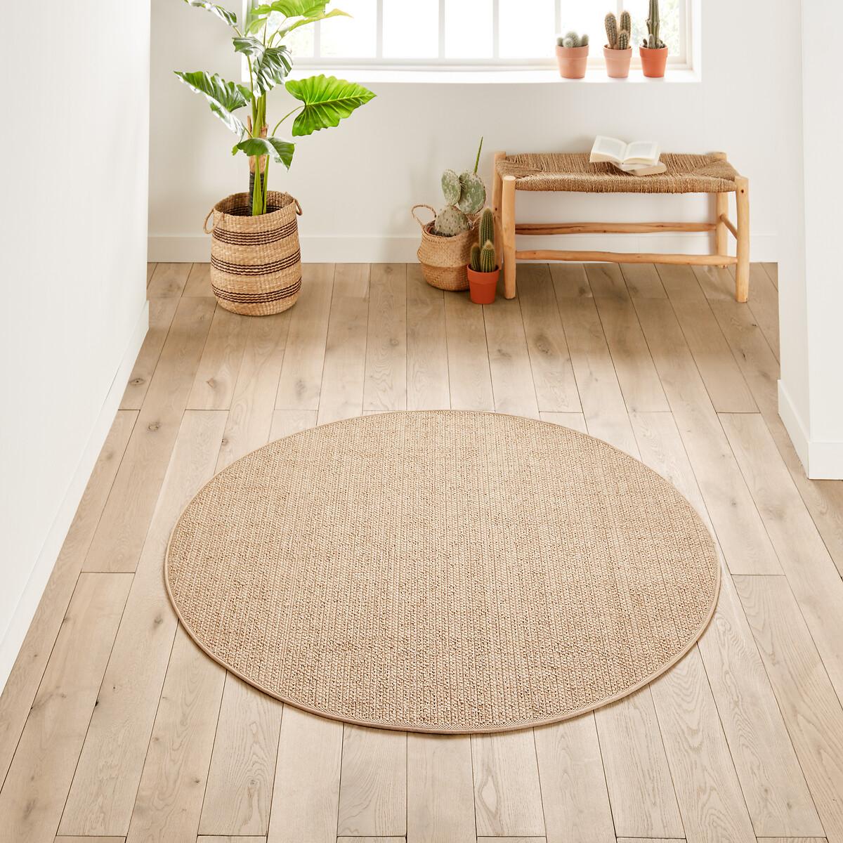 Essen Jute Effect Round Indoor / Outdoor Rug – image 1