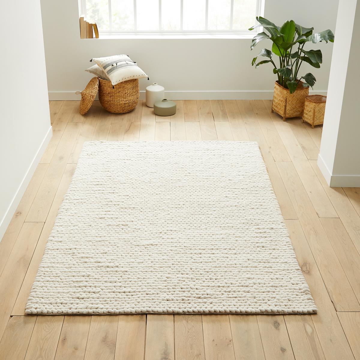 Diano Wool Knit Effect Rug – image 1