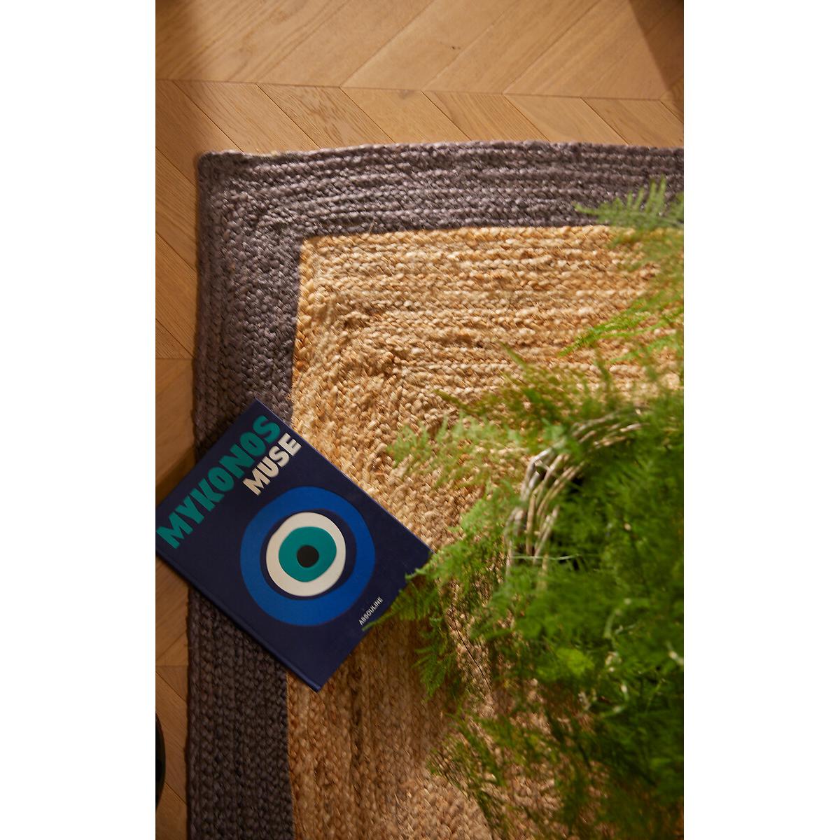 Contrast Border Jute Indoor/Outdoor Rug – image 4