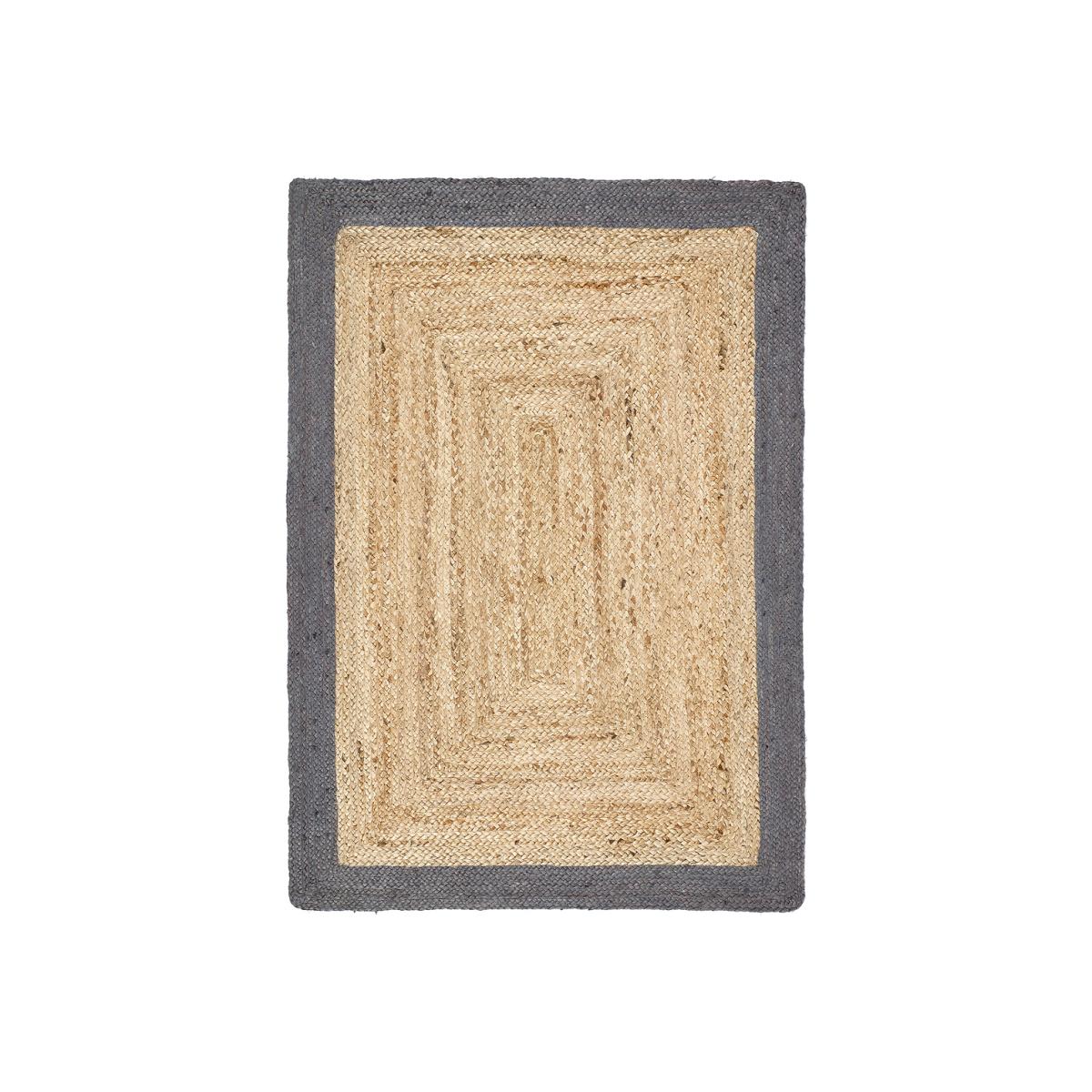 Contrast Border Jute Indoor/Outdoor Rug – image 1