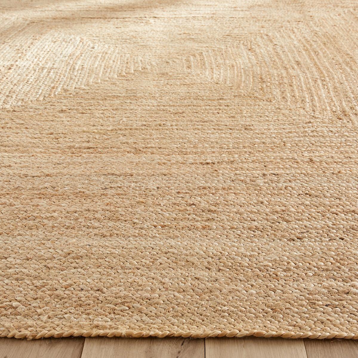 Hempy Hand Woven Square 100% Jute Rug – image 2