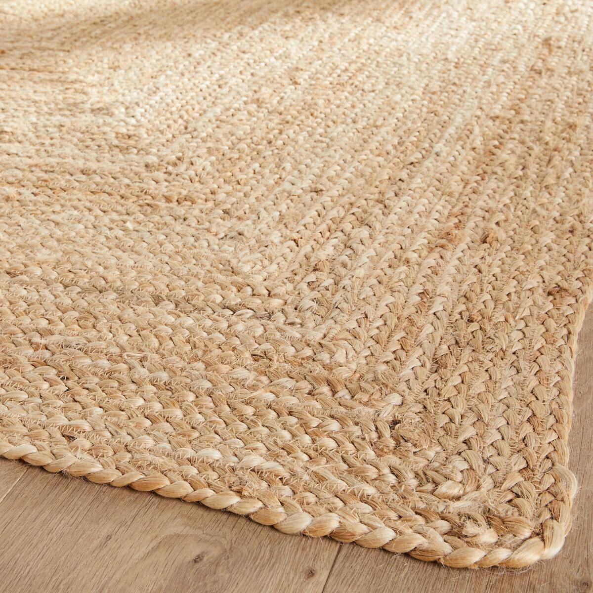 Hempy Hand Woven Square 100% Jute Rug – image 3
