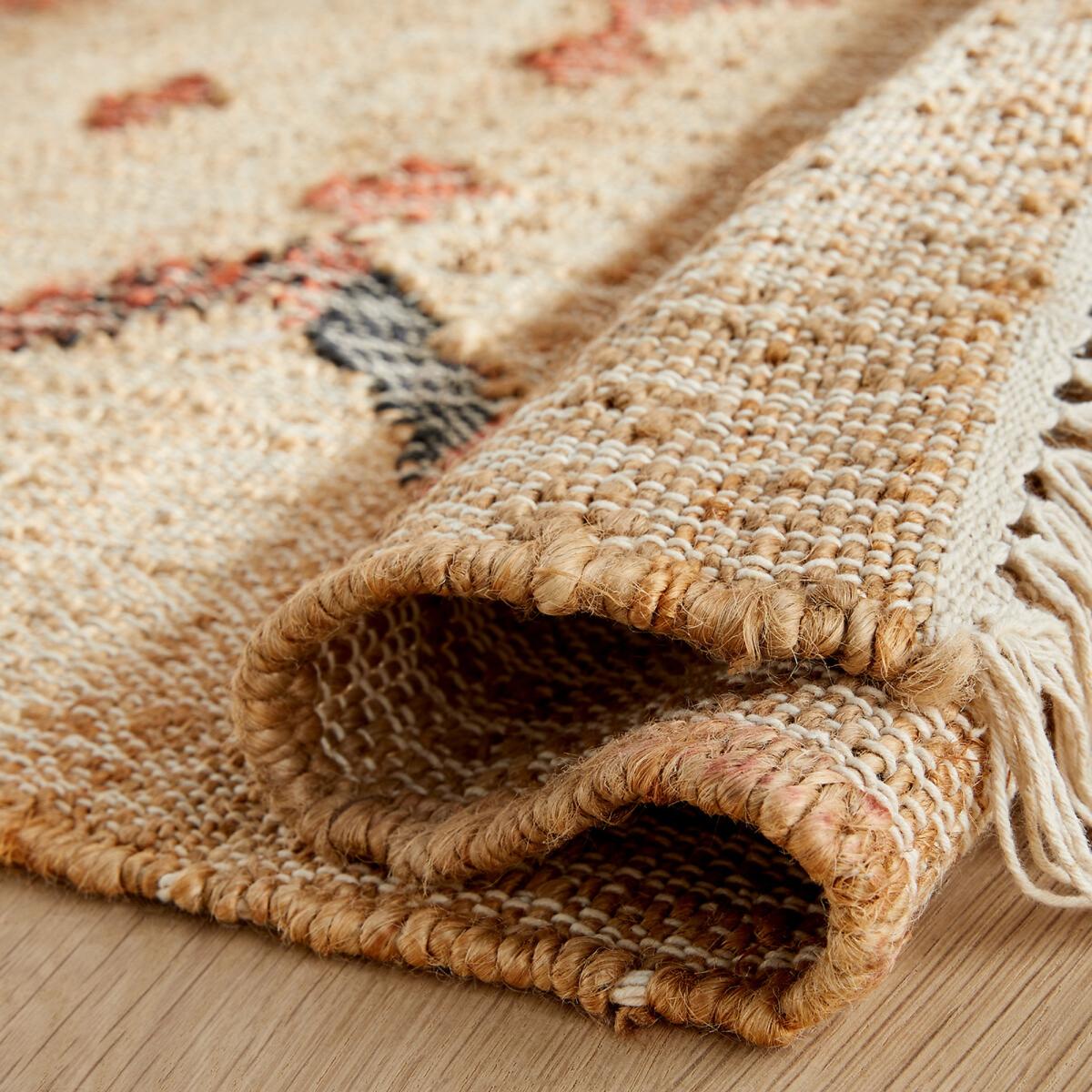 Panaji Hand Woven Fringed Jute Rug – image 4