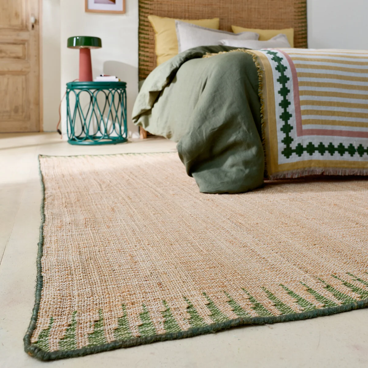 Jute Rug with Border, Gibela – image 2