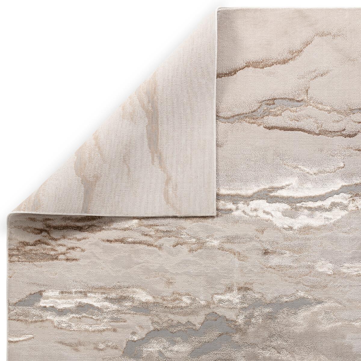 Distressed Linear Metallic Runner Rug – image 4