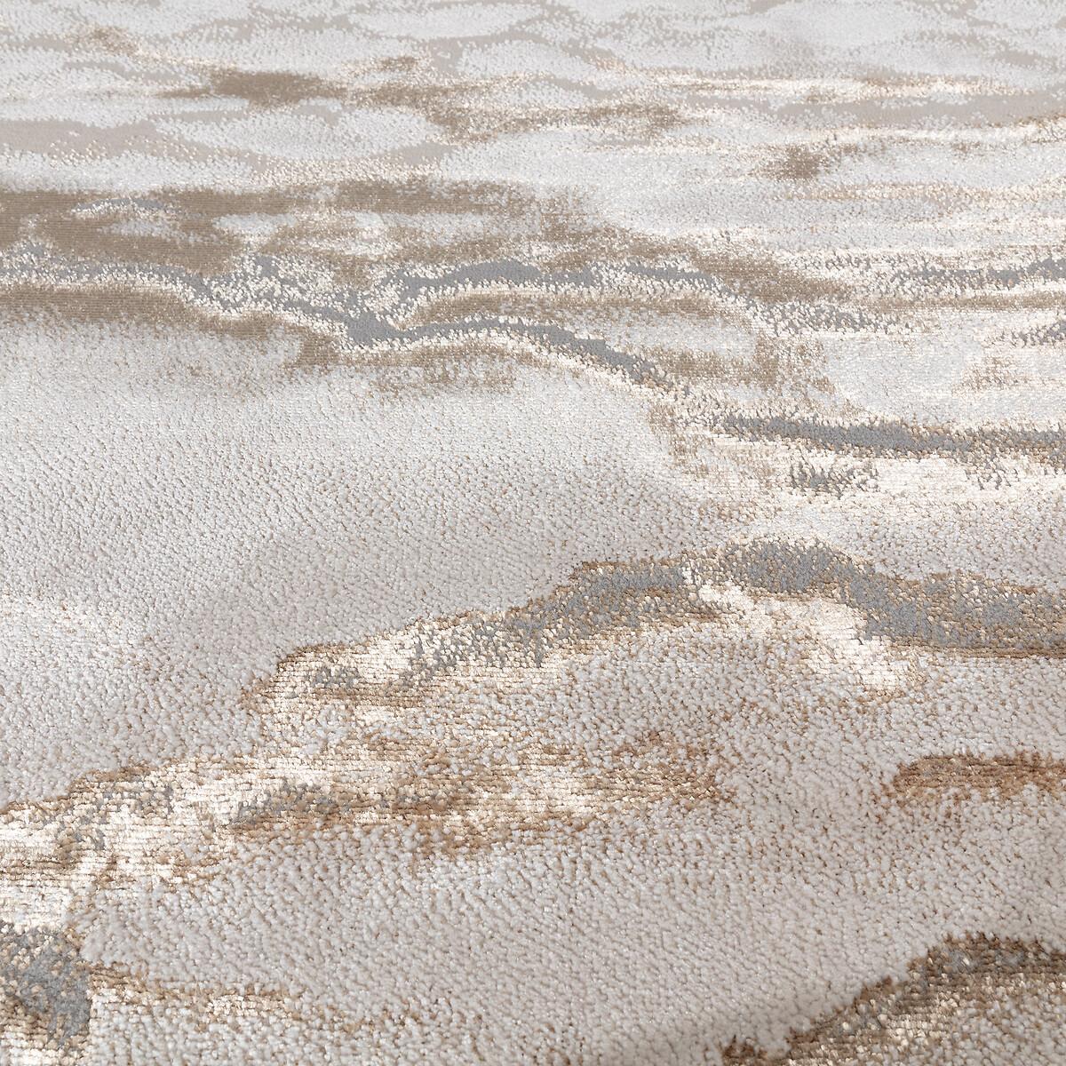 Distressed Linear Metallic Runner Rug – image 5