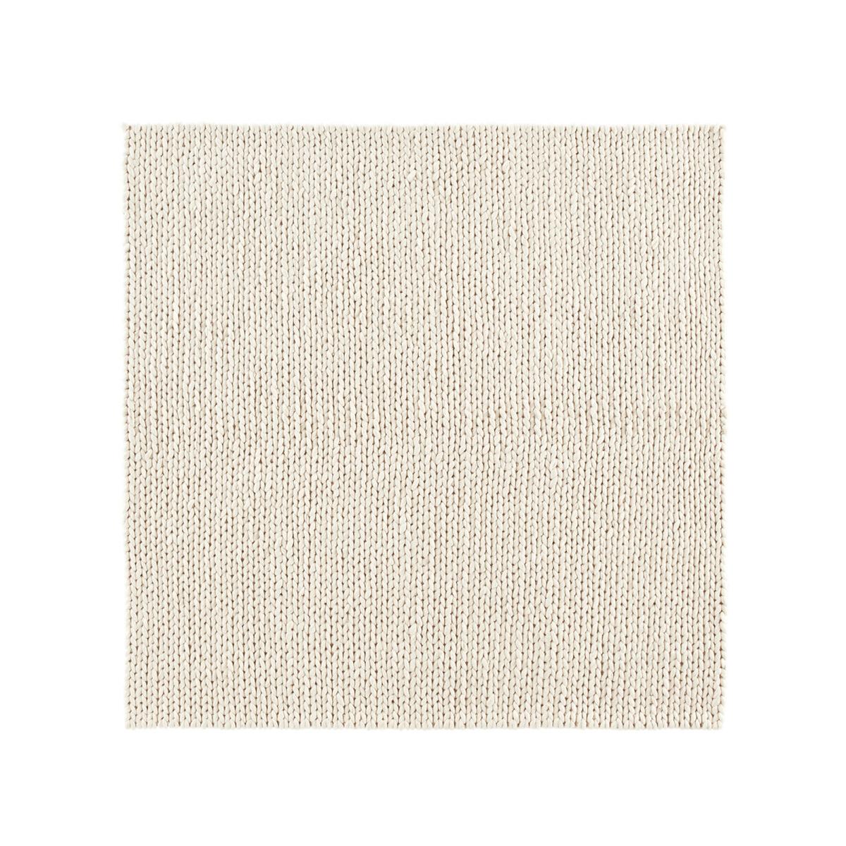 Diano Knit Effect Square 100% Wool Rug – image 2