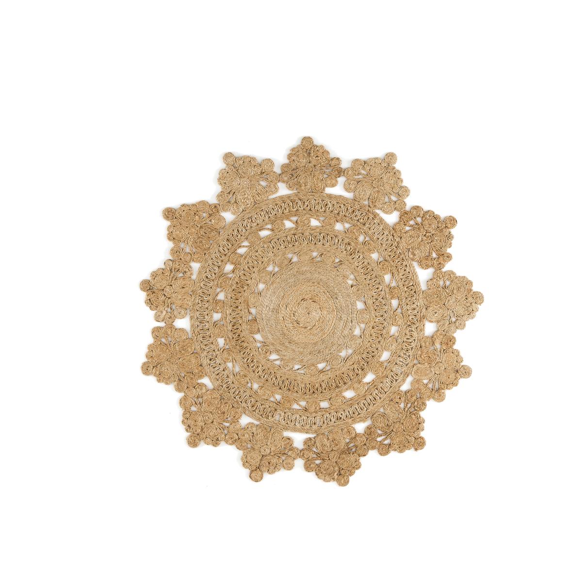 Rozza Rosette Round Rug – image 1