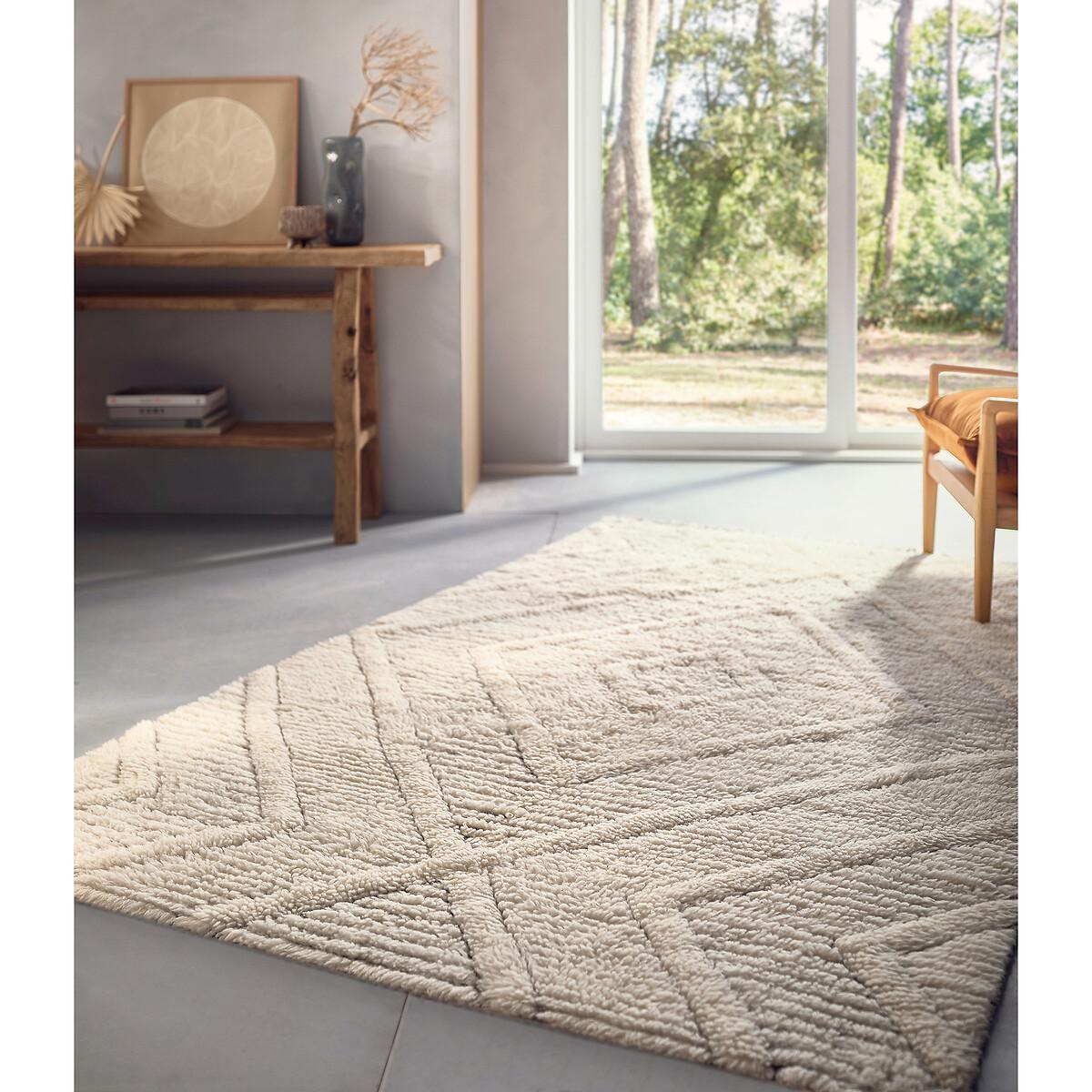 Nilou Berber Style Wool and Cotton Rug – image 11