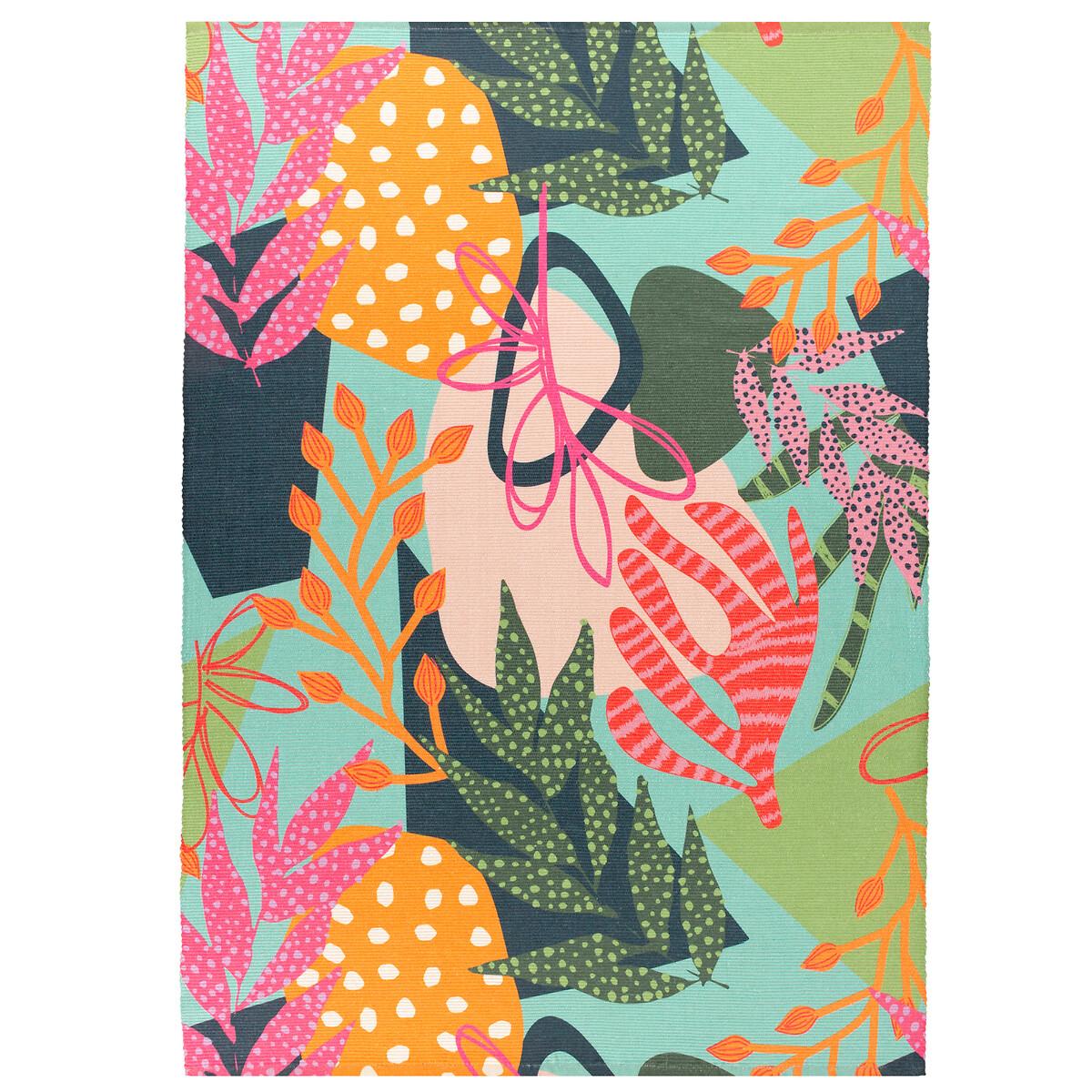 Bright Floral Washable Digitally Printed Indoor/Outdoor Rug – image 2