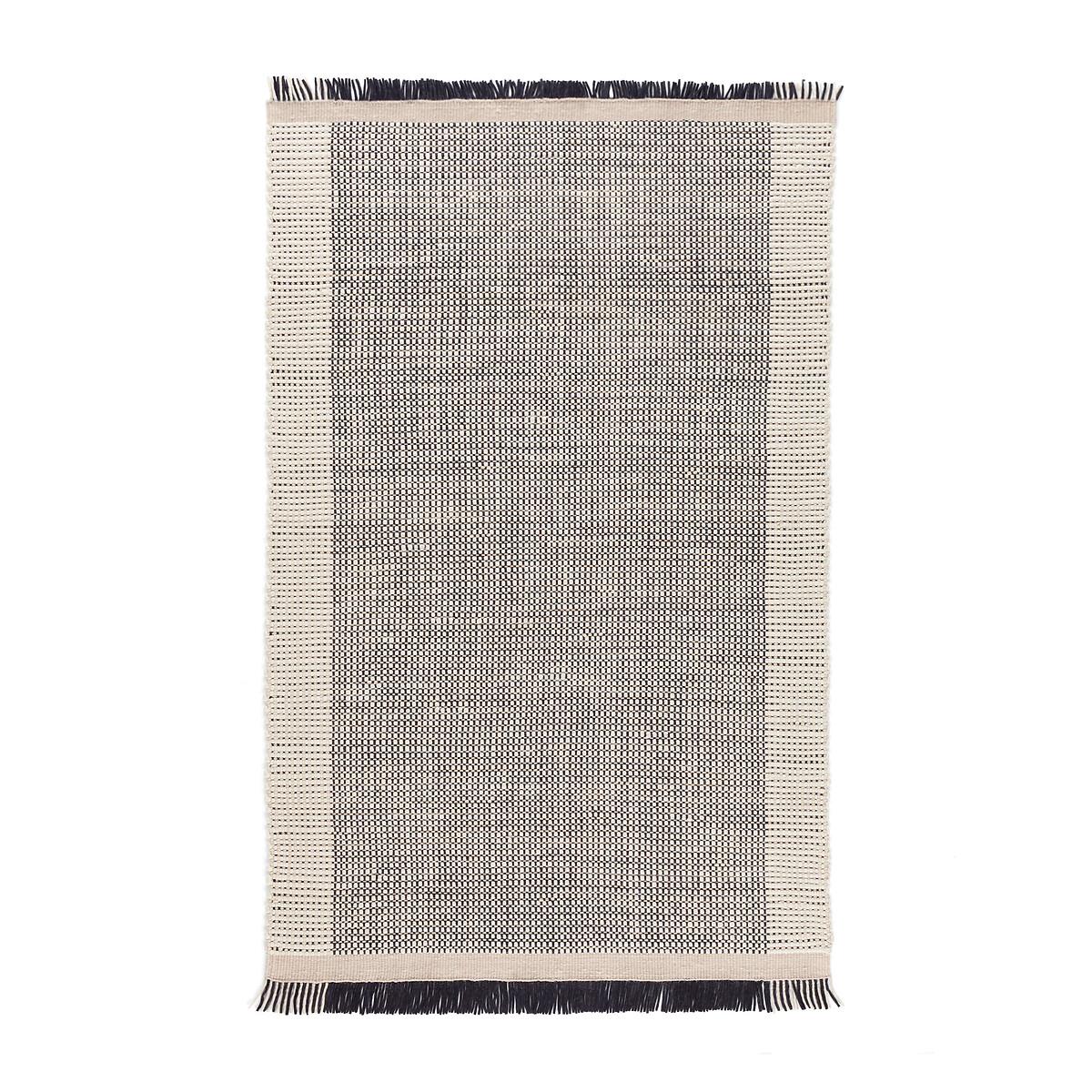 Sekot Handwoven Fringed 100% Wool Rug – image 6