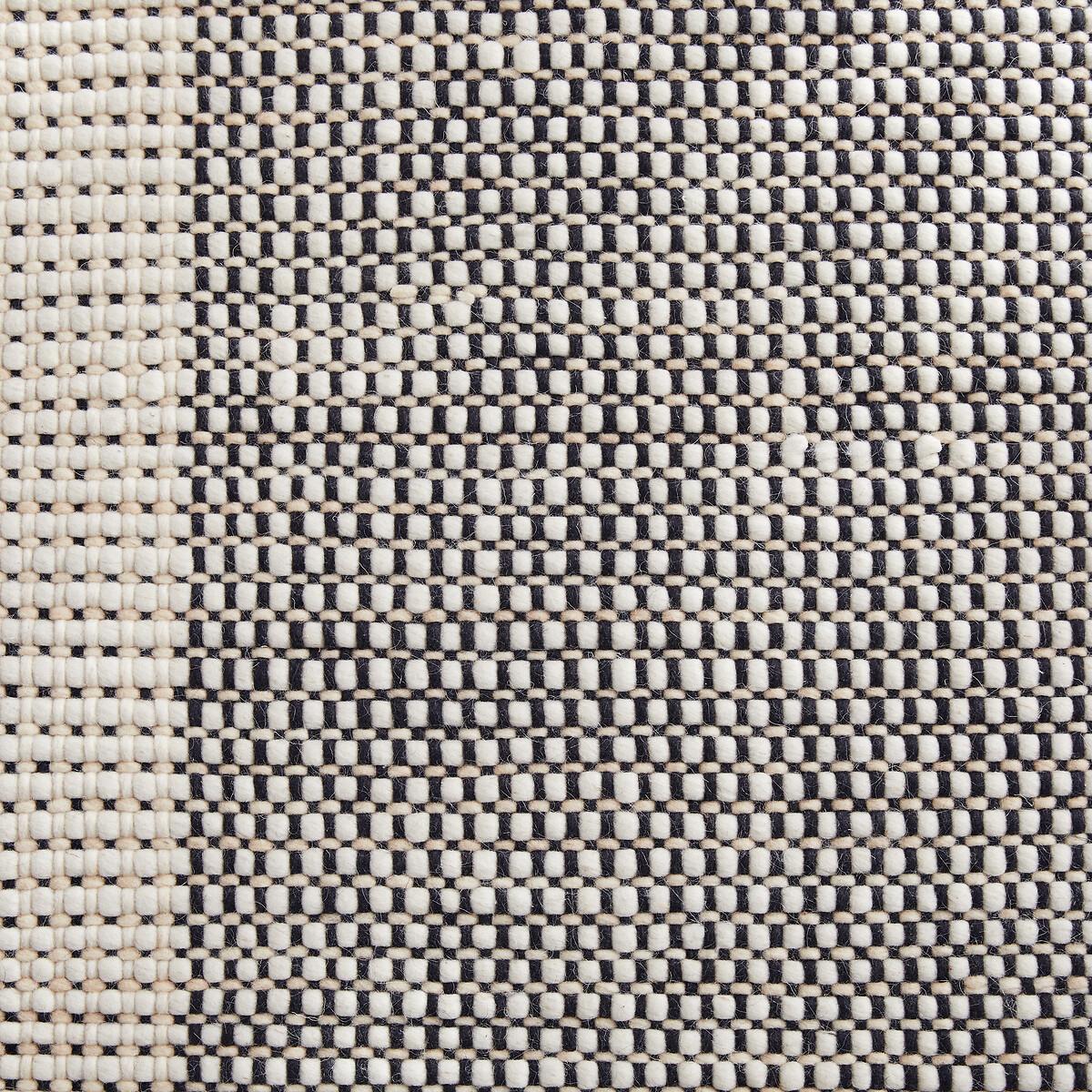 Sekot Handwoven Fringed 100% Wool Rug – image 8