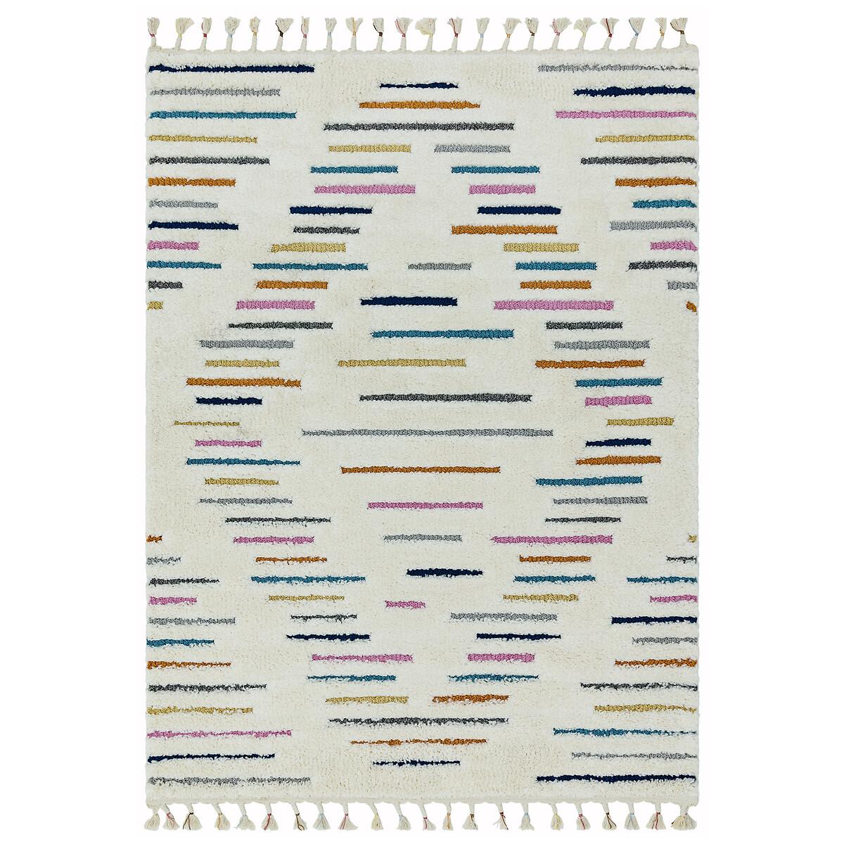 Geometric Shaggy Moroccan Rug – image 2
