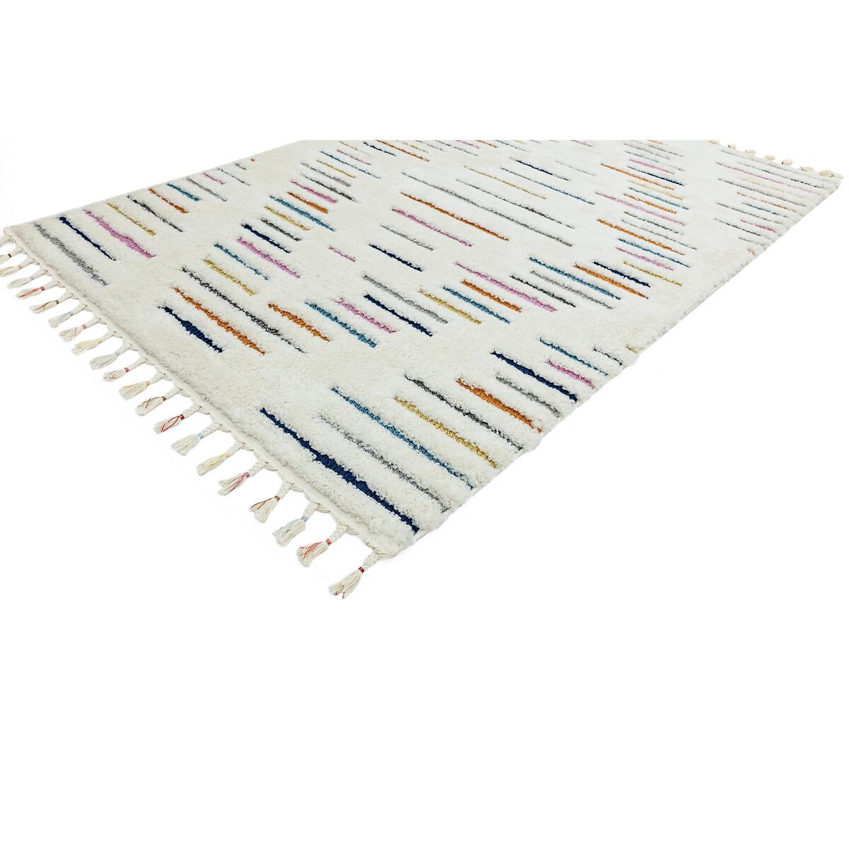 Geometric Shaggy Moroccan Rug – image 4