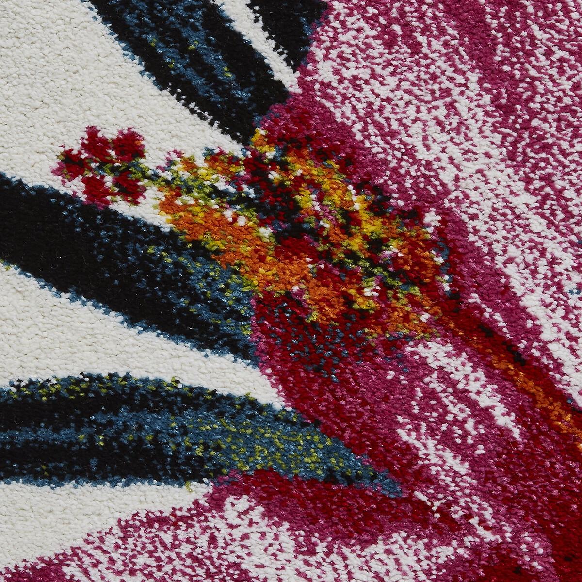 Tropical Hibiscus Floral Print Rug – image 5