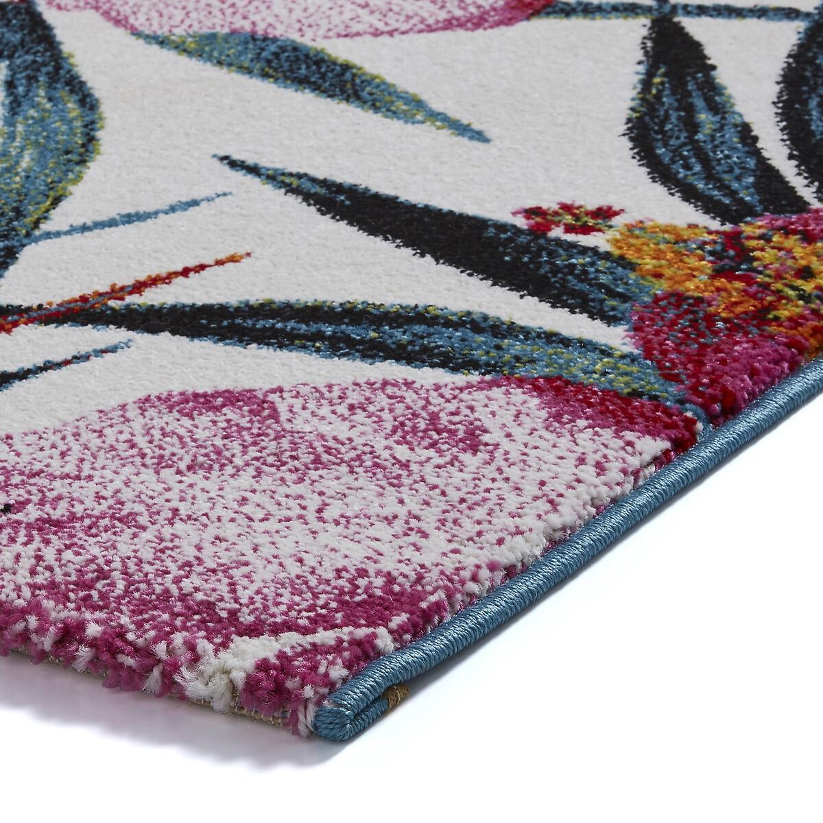 Tropical Hibiscus Floral Print Rug – image 6