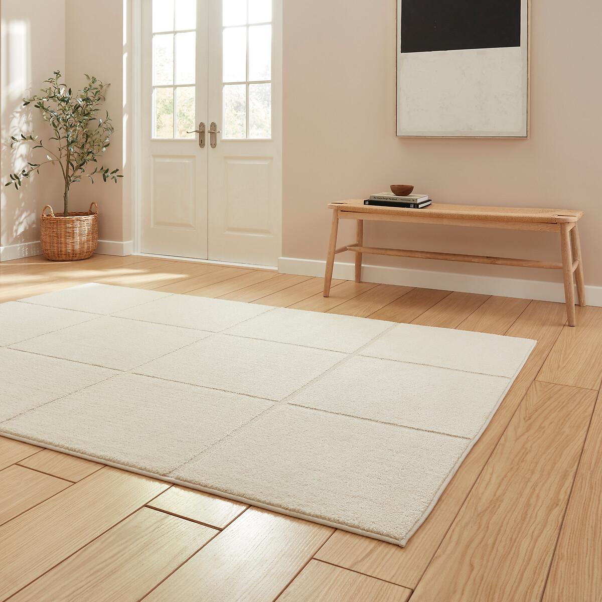Modern Geometric Carved Soft-Touch Rug – image 2