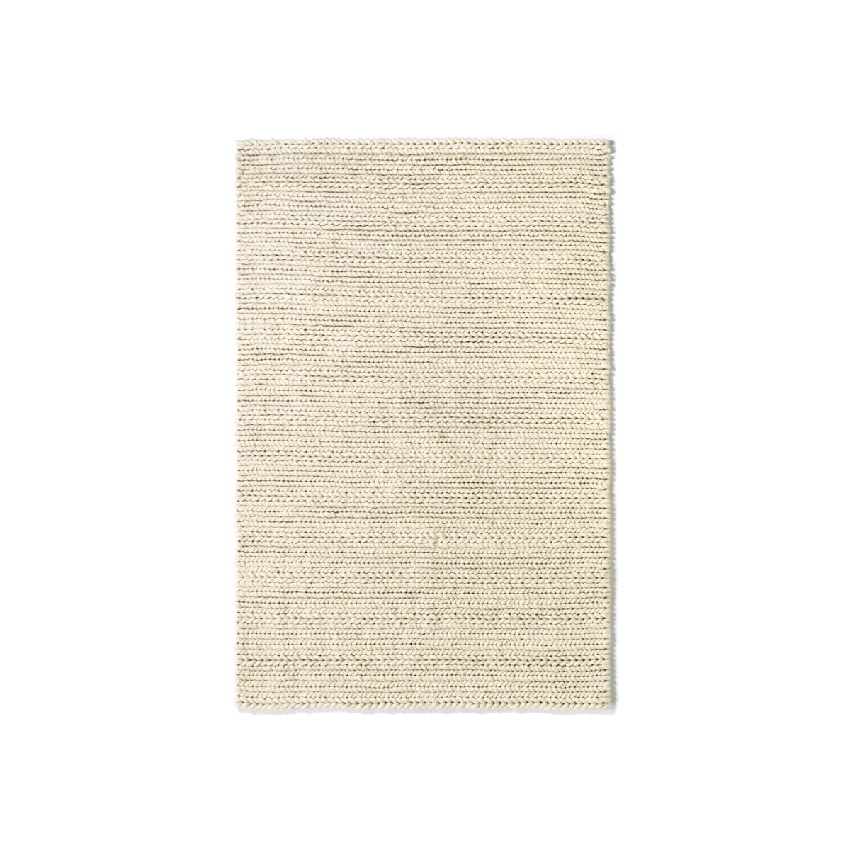 Diano Knitted Effect 100% Wool Rug – image 1
