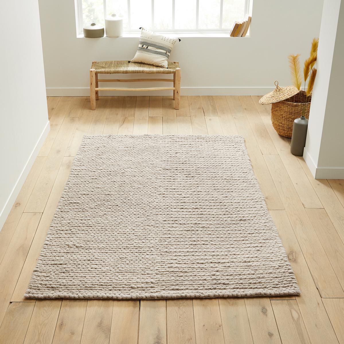 Diano Pure Wool Knit Effect Rug – image 3