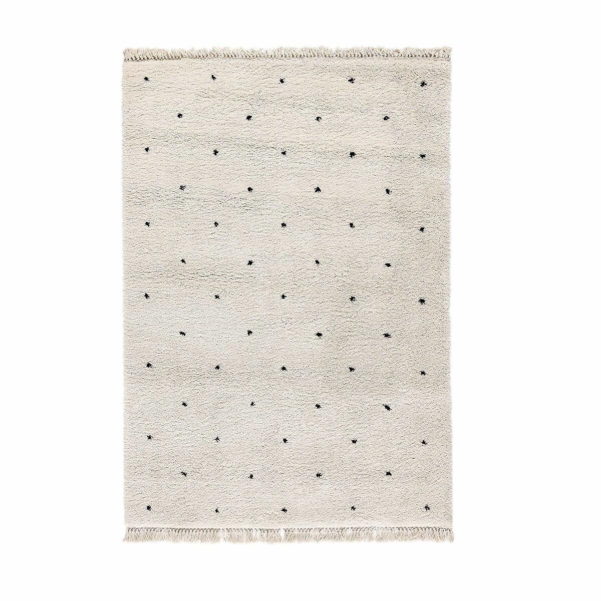 Ava Spotted Fringed Berber-Style Rug – image 2
