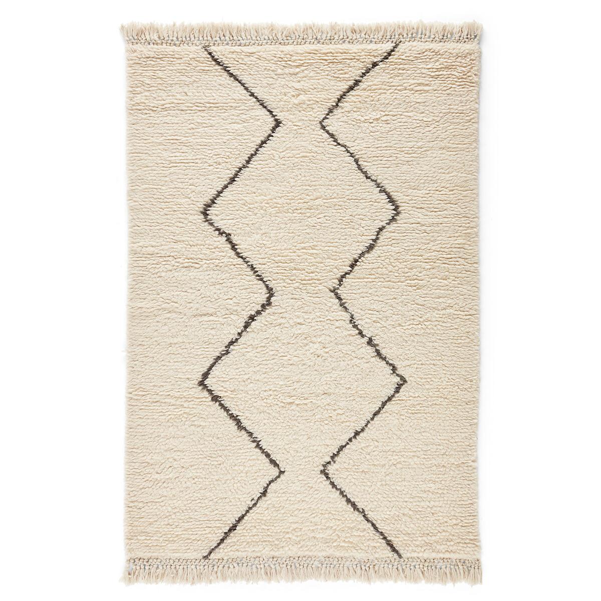 Nyborg Berber-Style Fringed Wool Rug – image 6