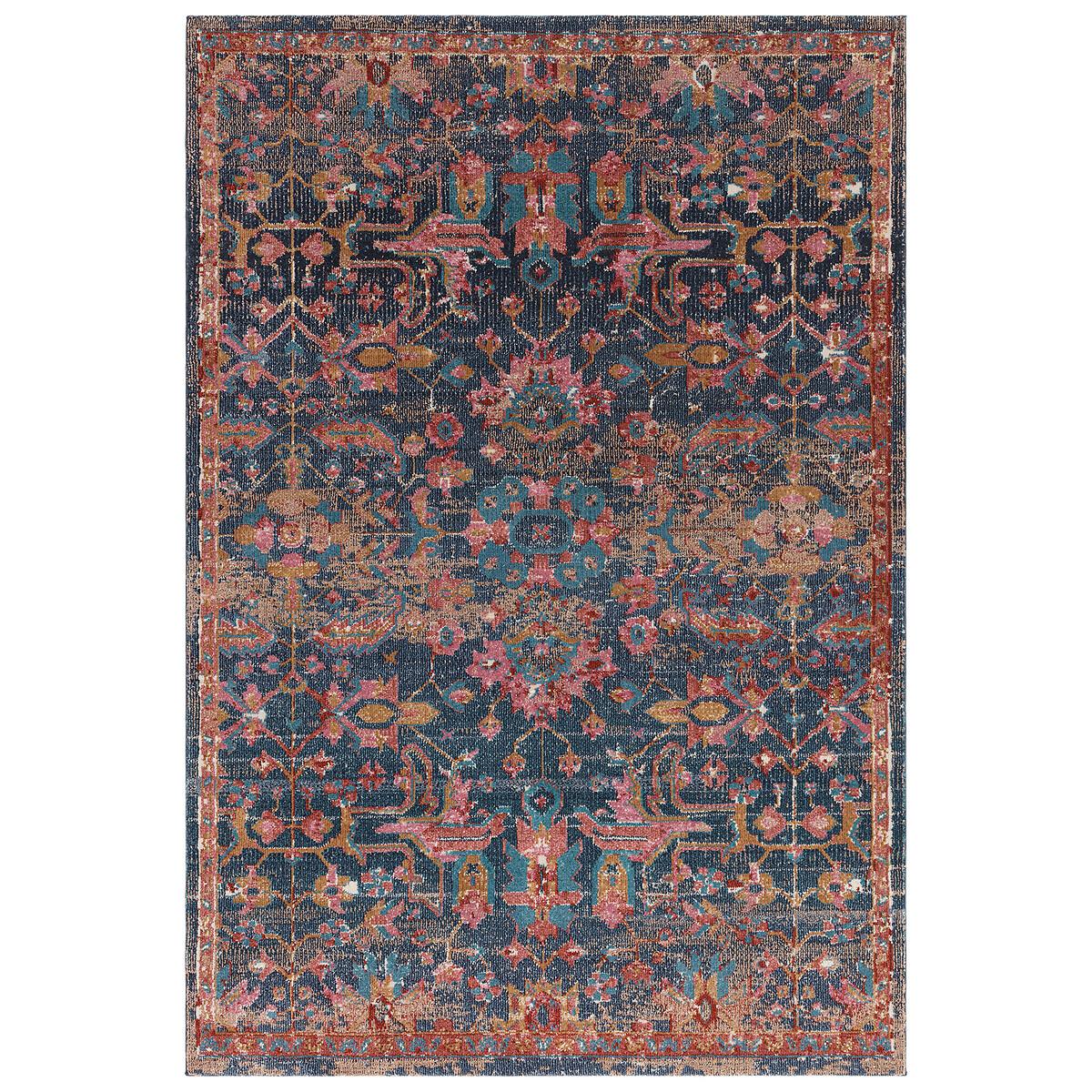 Antique Jewel Tone Persian Style Rug – image 2