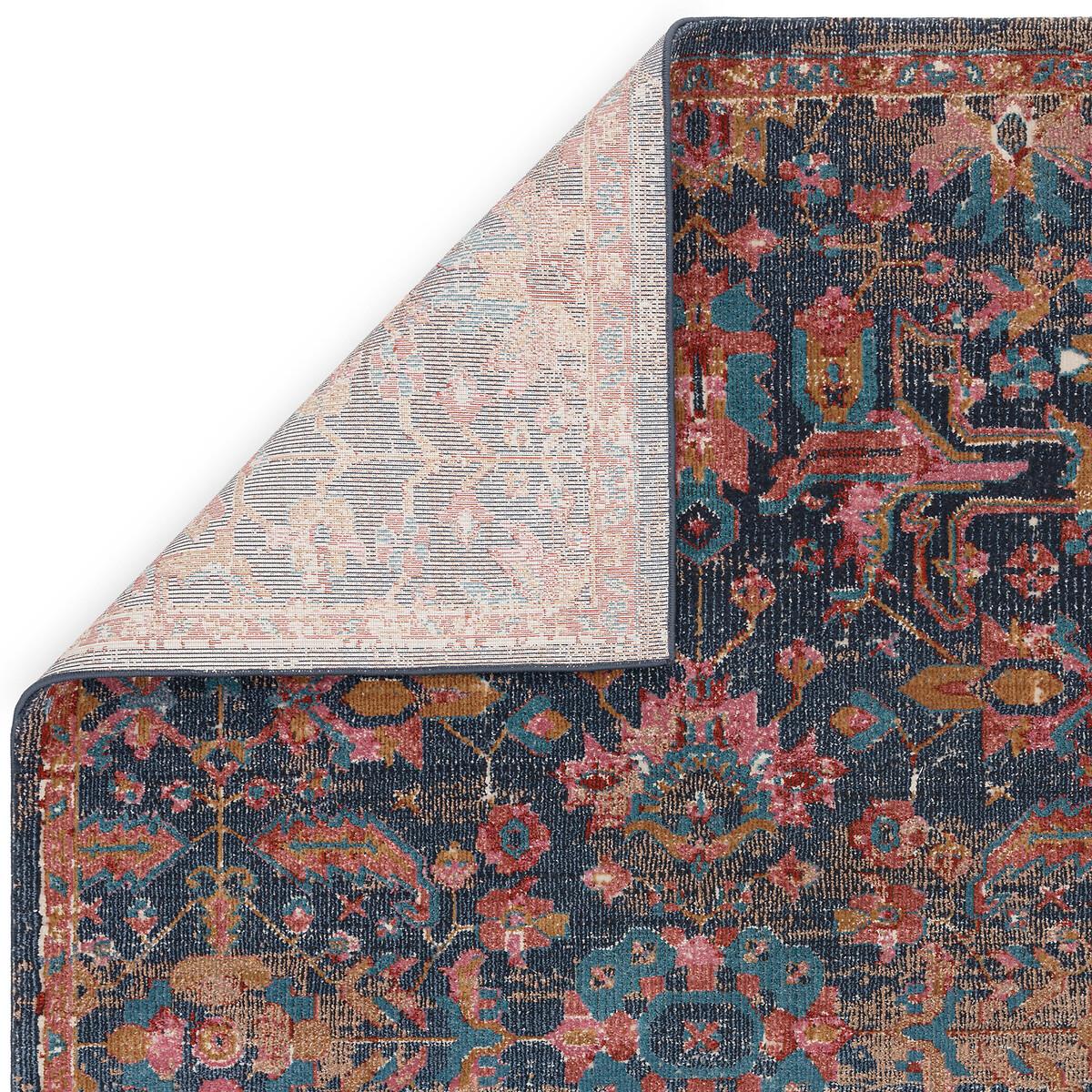 Antique Jewel Tone Persian Style Rug – image 5