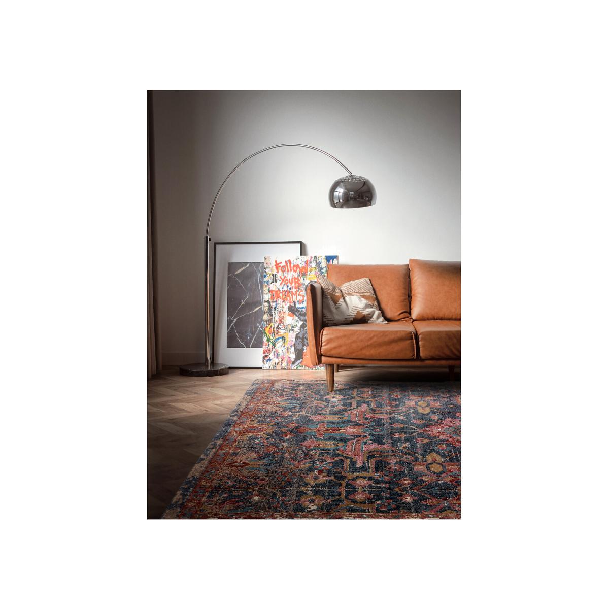 Antique Jewel Tone Persian Style Rug – image 1