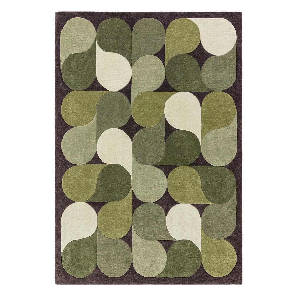Recycled Hand Tufted Pattern Rug – image 1