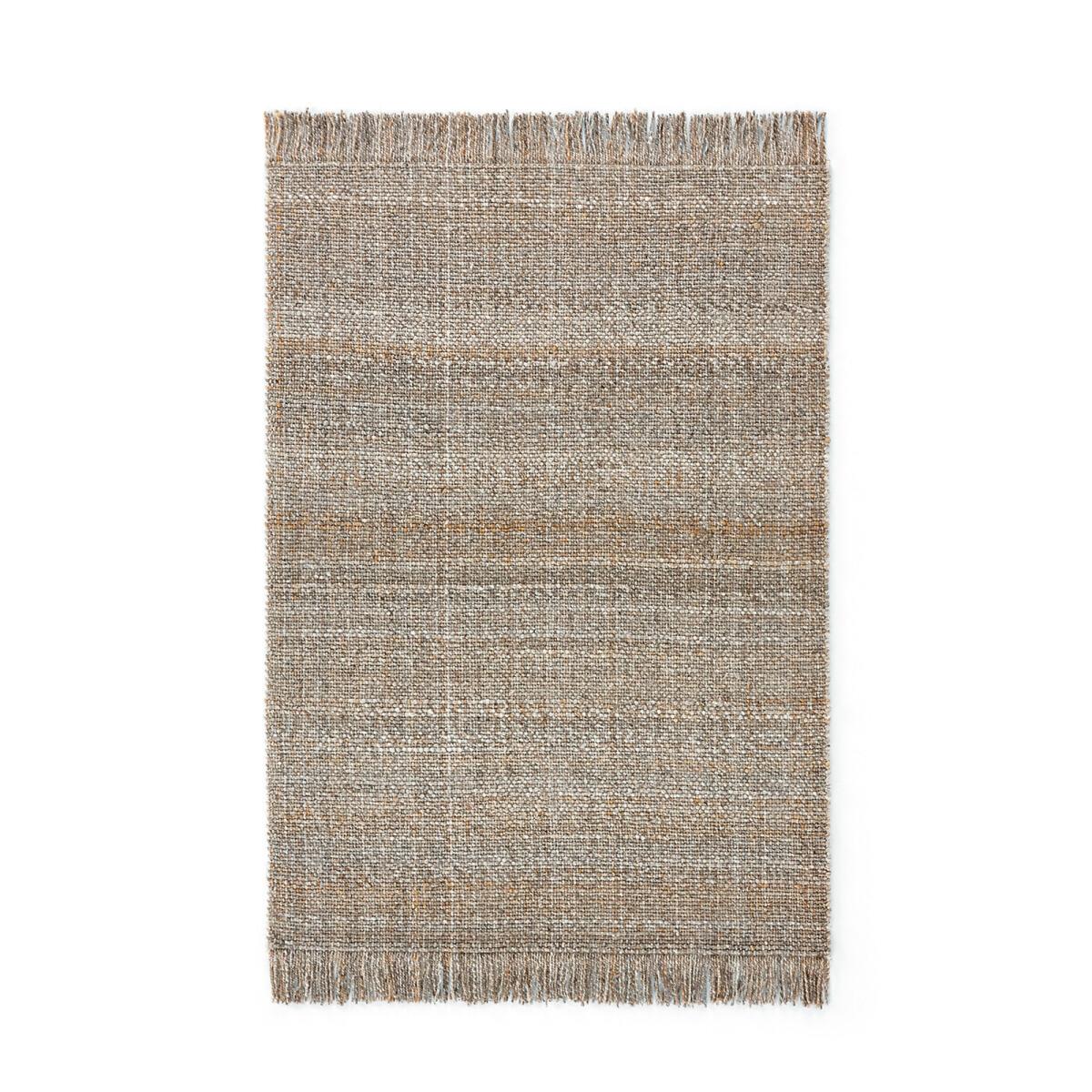 Khitib Fringed Hand Woven Wool Blend Rug – image 5
