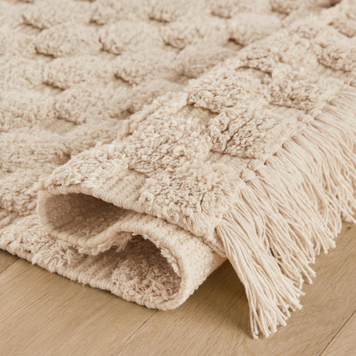 Pundana Fringed Organic Cotton Rug – image 4