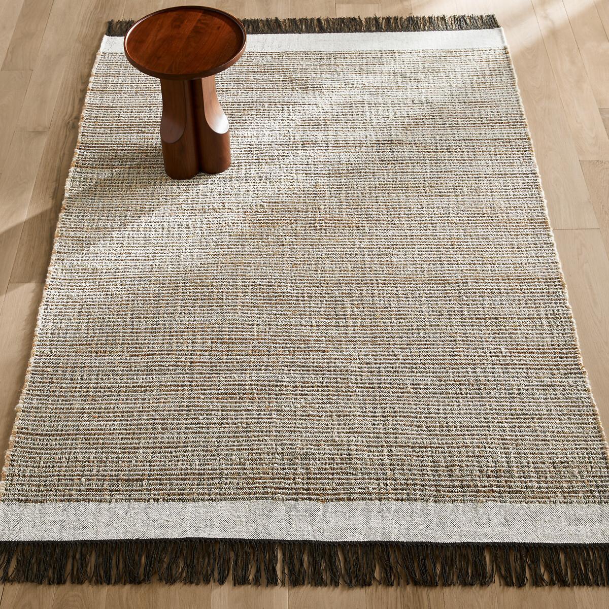 Siptah Flat Woven Jute, Wool and Cotton Rug – image 1