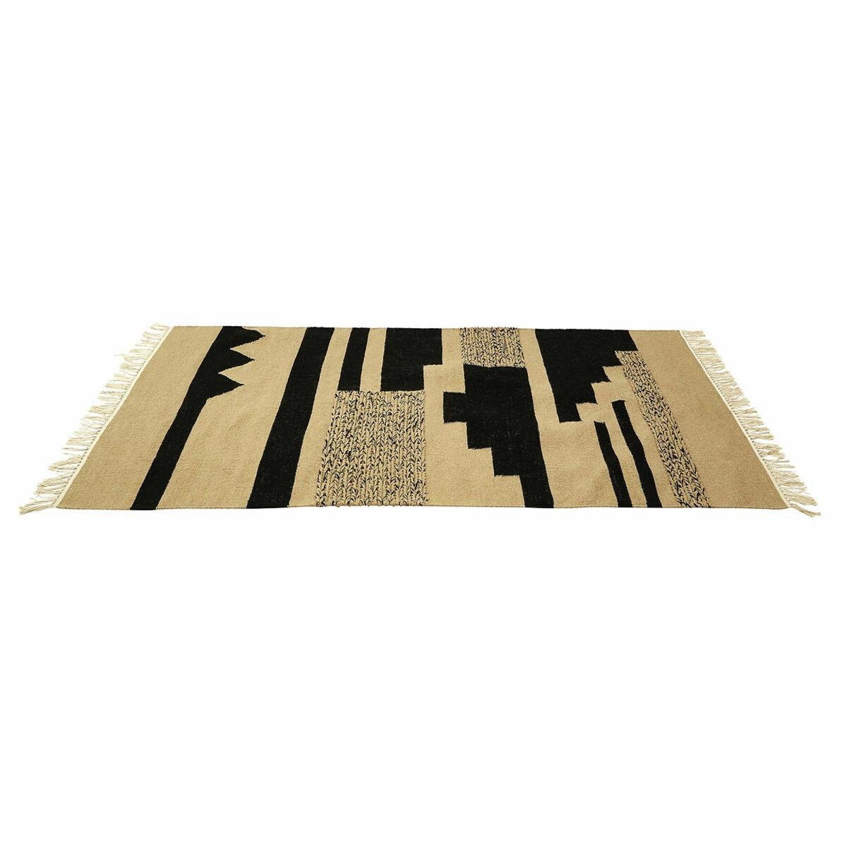 Handcrafted Nordic Wool and Cotton Rug – image 2