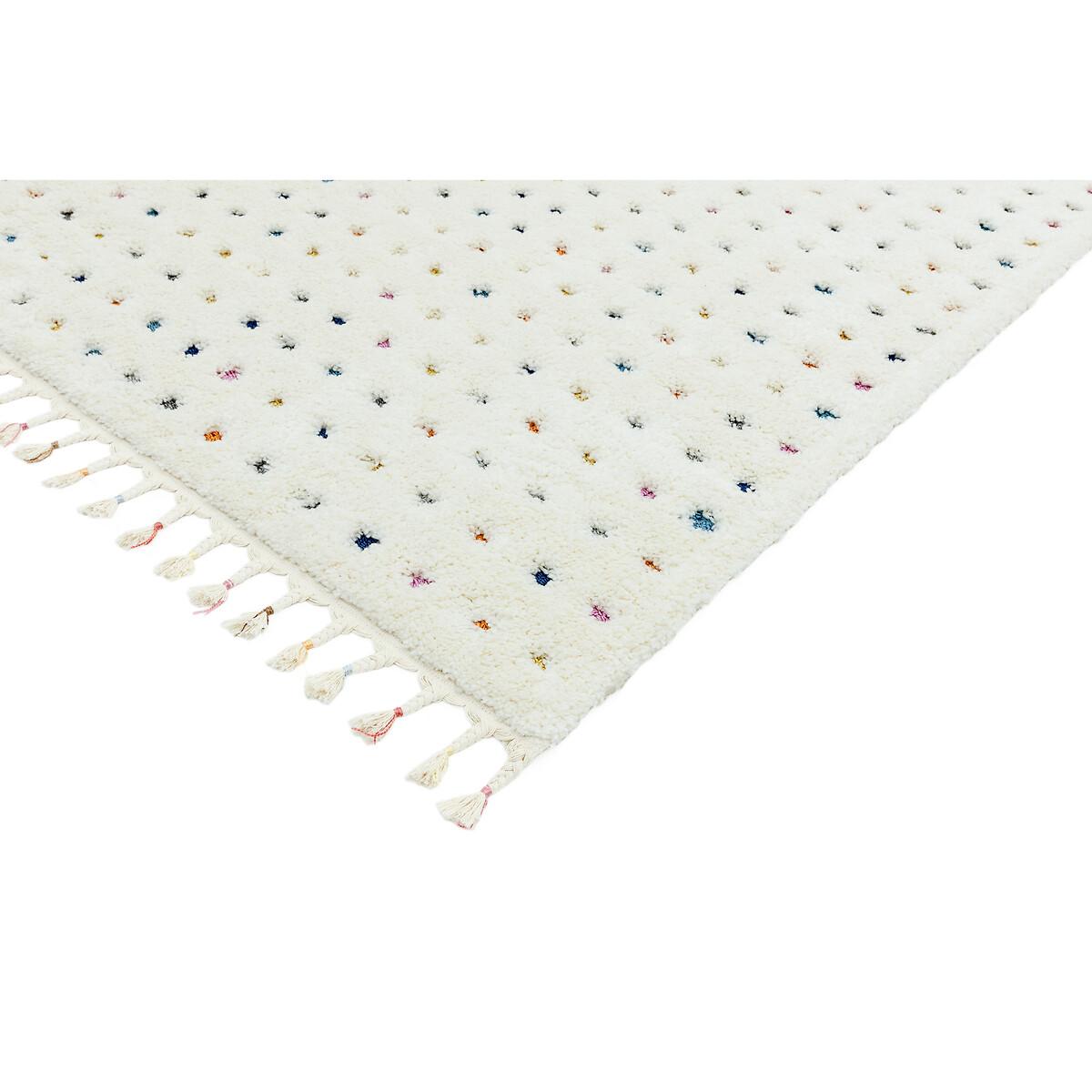 Fringed Dotty Moroccan Rug – image 4
