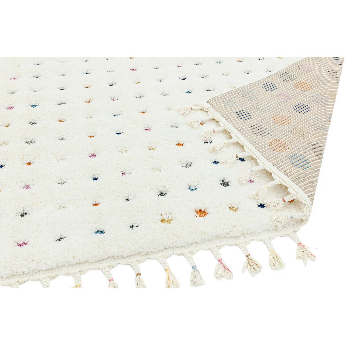 Fringed Dotty Moroccan Rug – image 5