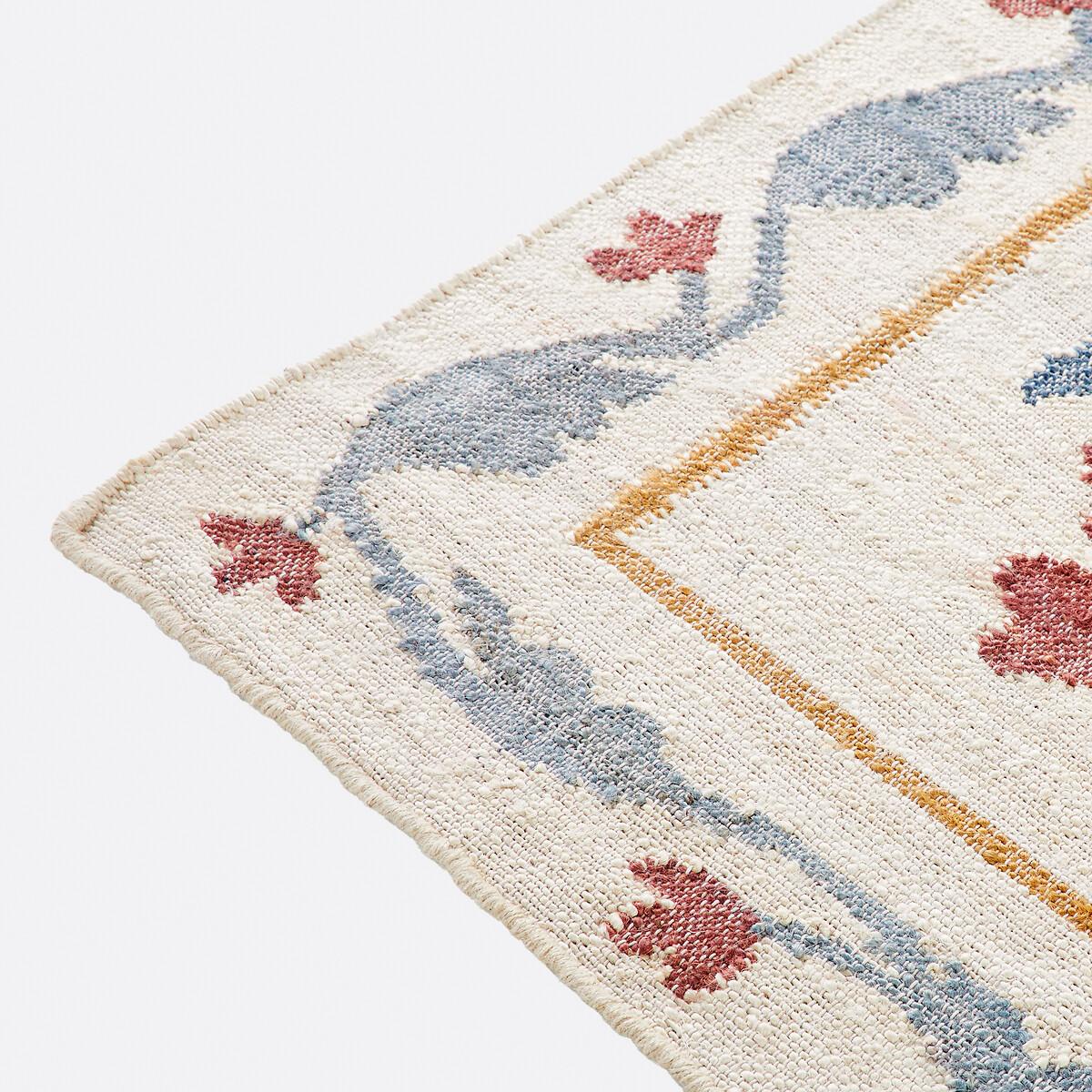 Antonia Rug in Jute with Flower Pattern – image 3