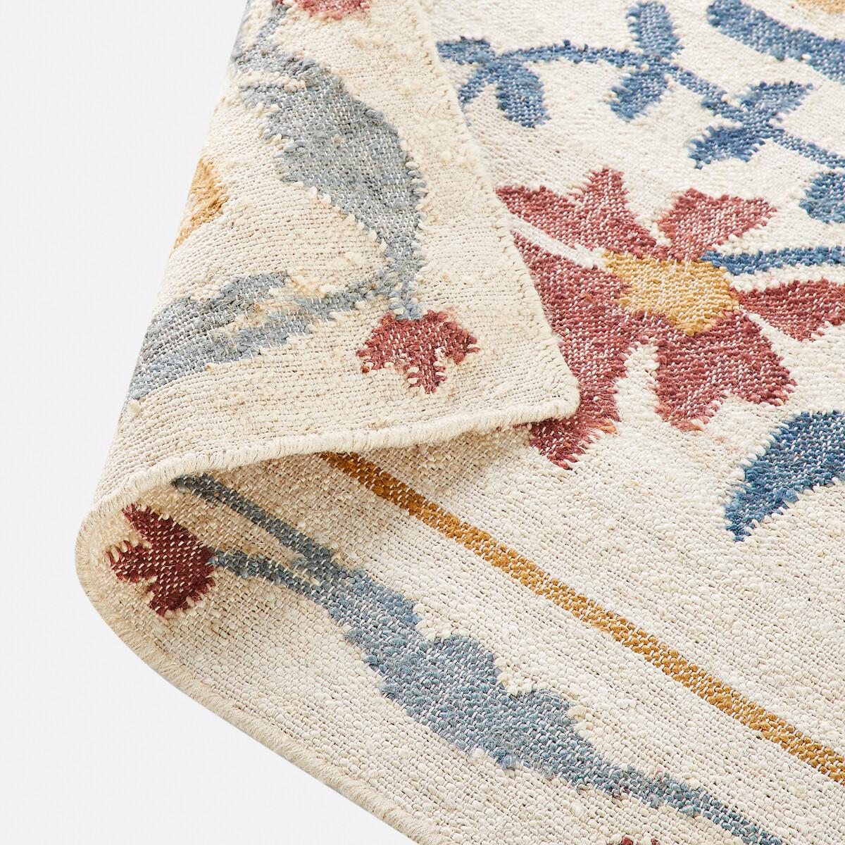 Antonia Rug in Jute with Flower Pattern – image 5