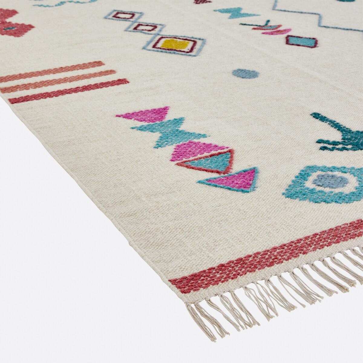 Flat Woven Wool Rug, Imani – image 3