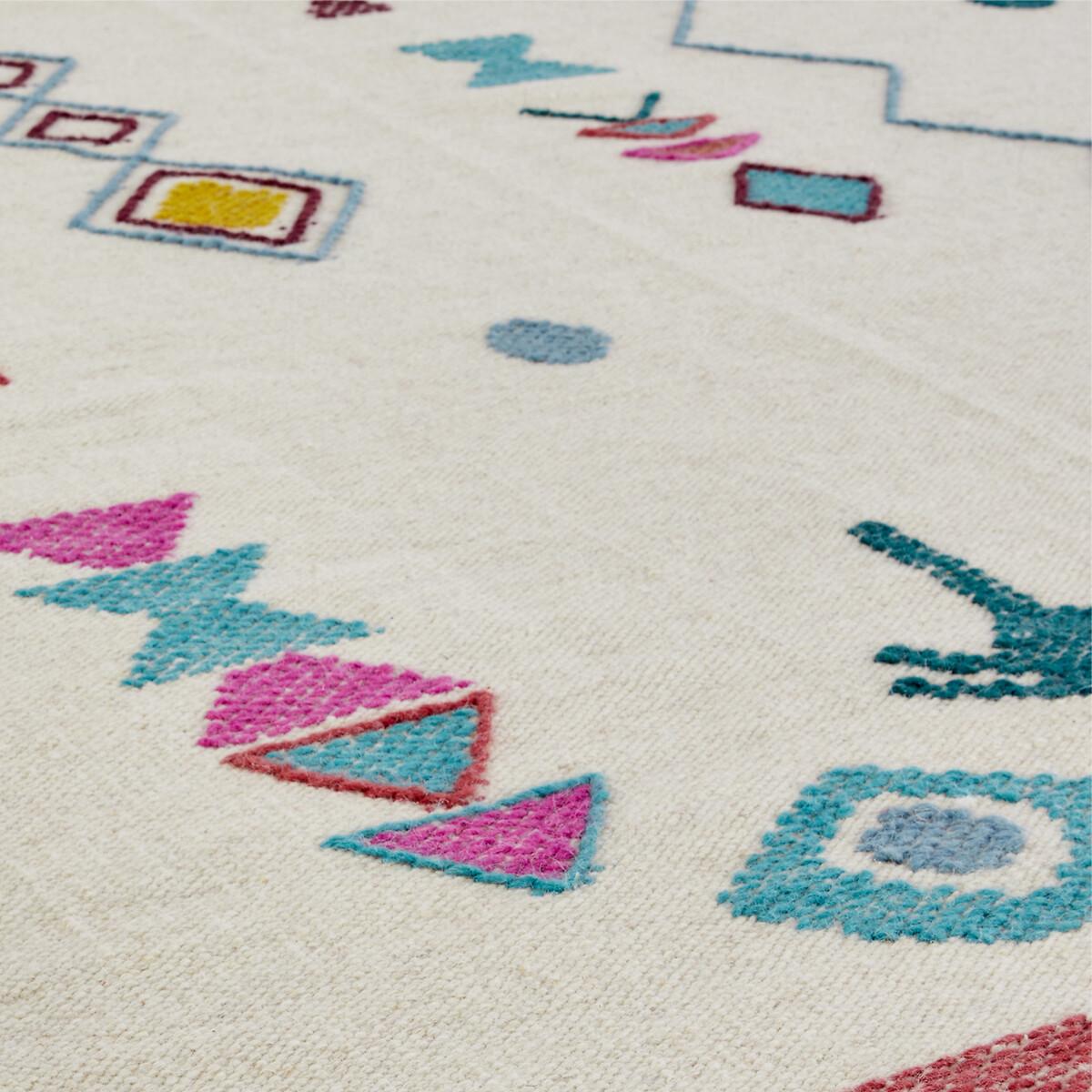 Flat Woven Wool Rug, Imani – image 5