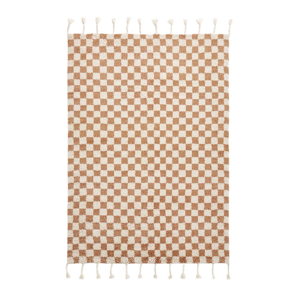 Ochino Checkerboard Tassel 100% Wool Rug – image 2