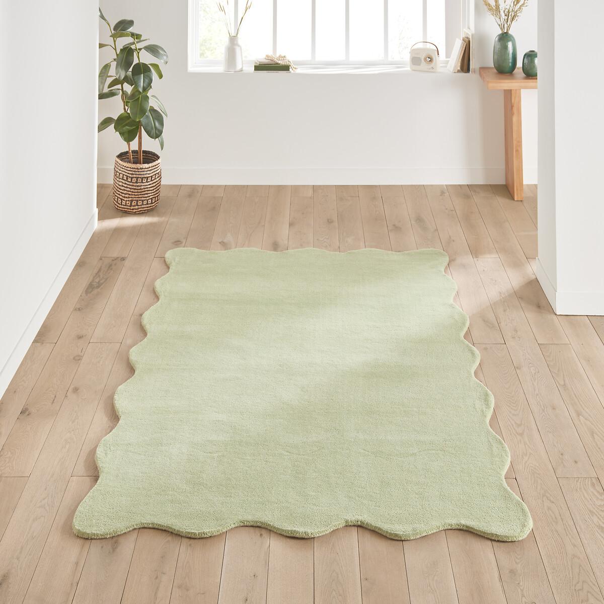 Scalero Scalloped 100% Wool Rug – image 1