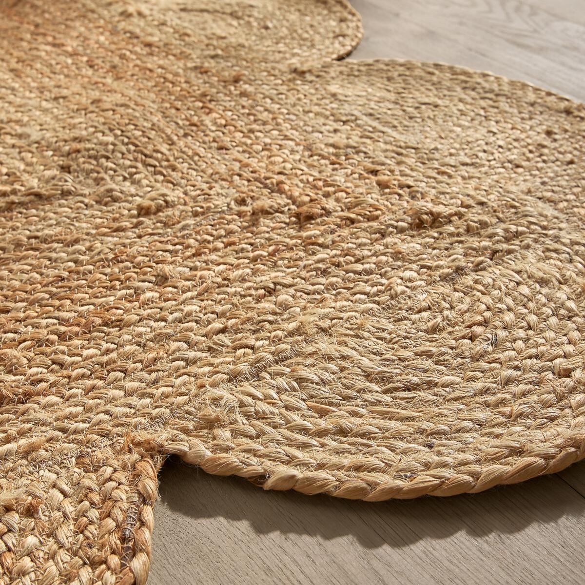 Hempy Hand Woven Rectangular 100% Jute Rug – image 3