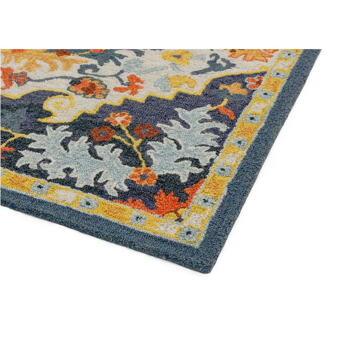 Hand Tufted Multi Colour Medallion Rug in 100% Wool – image 3